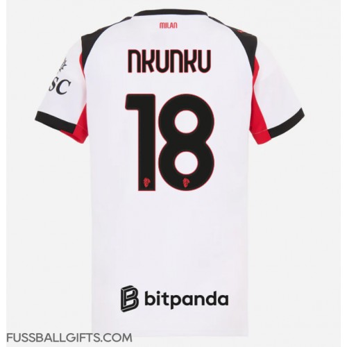 AC Milan Christopher Nkunku #18 Fußballbekleidung Auswärtstrikot Damen 2025-26 Kurzarm